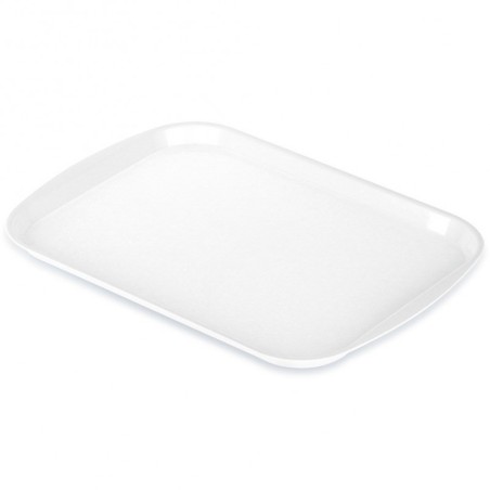 Plastikust serveerimisalus valge 43,5x31,5 cm | FreshDesign.ee