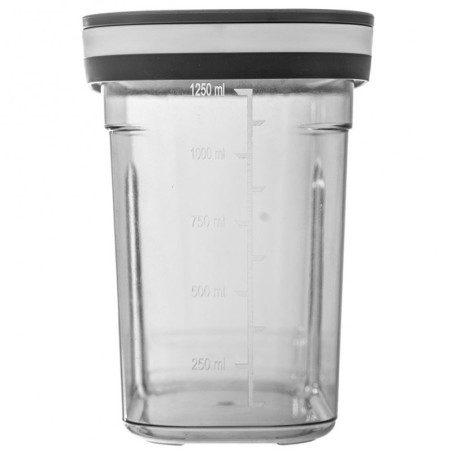 Dosaatoriga konteiner, hall, 1,25 l