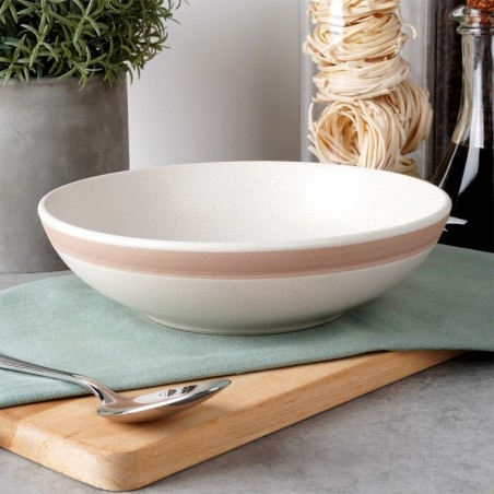 Sügavkeraamiline õhtusöögitaldrik beež ARTHENA BEIGE 20 cm, 900 ml