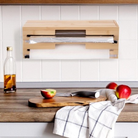 Kahekordne bambusfooliumist dosaator 2in1