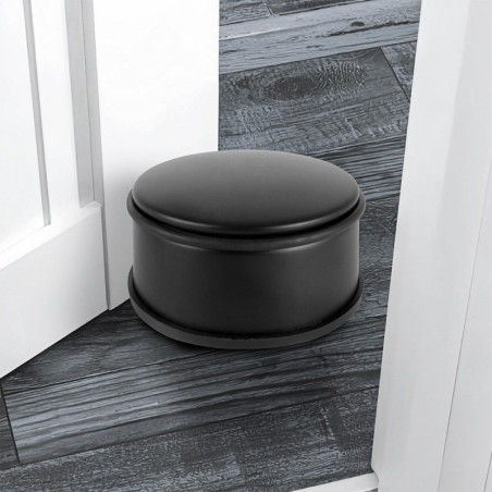 Uksestopper metallist must 11,5 cm