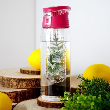 Roosa veepudel puuviljasisuga 650 ml