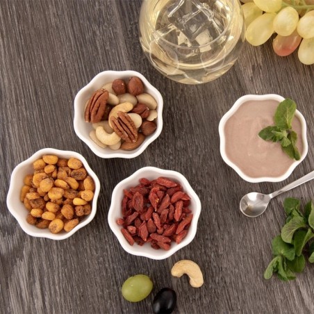 Portselanist suupistekausid 7,5 cm, 50 ml, 4 tk.