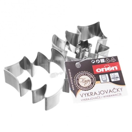 Terasest küpsiselõikur piparkoogivorm jõulupuu 4,5 cm 2 tk.