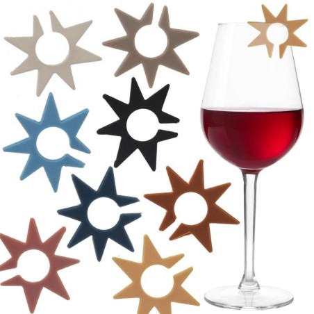 Silikoon klaasi ja tassi markerid 8 tk. | FreshDesign.ee