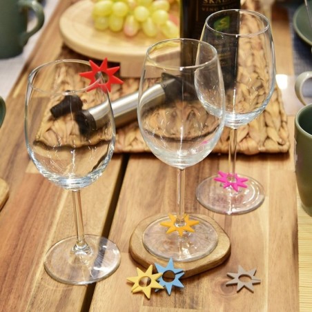 Silikoon klaasi ja tassi markerid 8 tk.