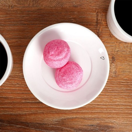 Väike keraamiline taldrik valge SÜDA 12 cm