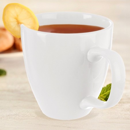 Valge portselankruus MONA 400 ml