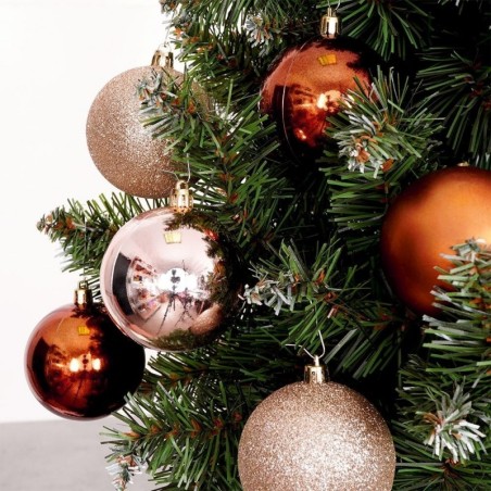 Purunemiskindlad jõulukuuse ehted 7 cm 6 tk.