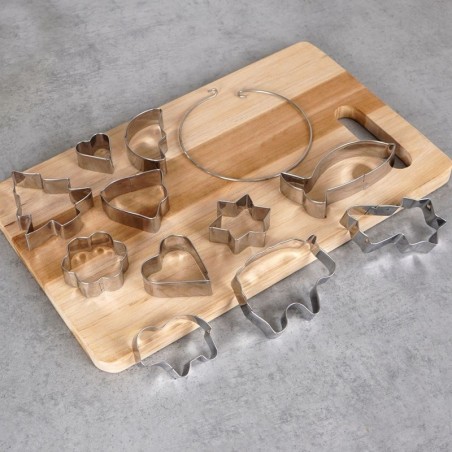 Jõulud alumiiniumist piparkoogivormid 10 tk.