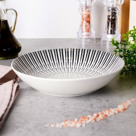 POrtselanist sügav õhtusöögitaldrik IRIS 20 cm, 750 ml