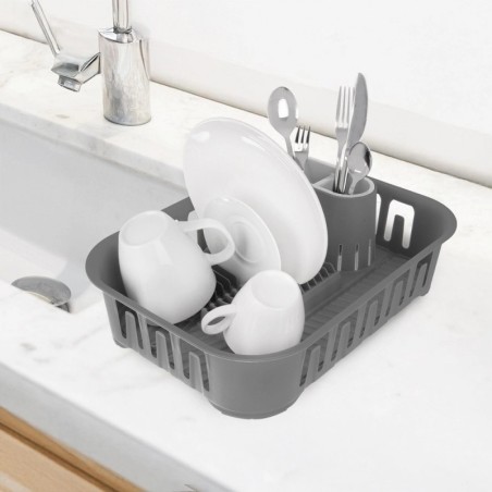 Nõudekuivatusrest, hall, 39x29x11 cm