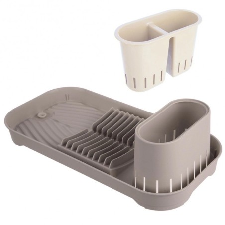 Pruun nõudekuivatusrest 39x19,5x11 cm | FreshDesign.ee