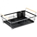 Nõudekuivatusrest, must, 50,5x33x18 cm | FreshDesign.ee