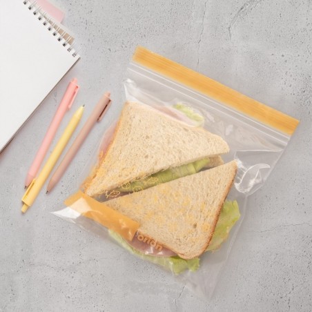 Kinnitatavad kotid toidule 20x18 cm 25 tk.