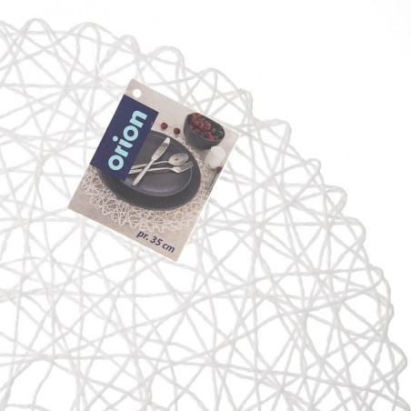 Paberist lauamatt, valge, ümmargune, 35 cm | FreshDesign.ee