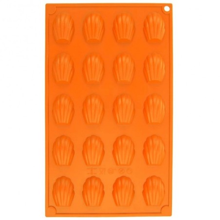 Oranž silikoonist küpsisevorm kestadega SILLINIE | FreshDesign.ee