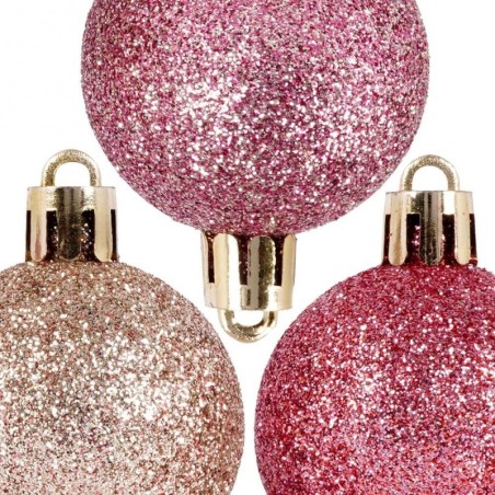 Jõulupuu ehted, roosad, purunemiskindlad, ... | FreshDesign.ee