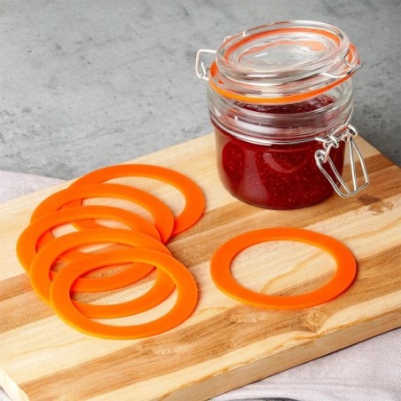 Silikoonist purgi tihendid, 6 tk.