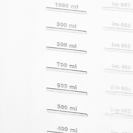 Plastkann mõõtetops 1 l