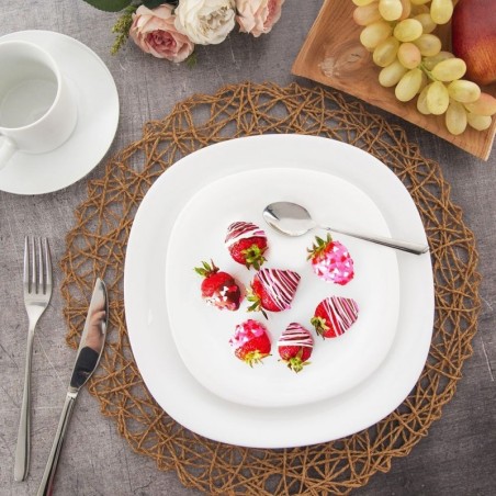 Klaasist magustoidutaldrik LUNA 20 cm