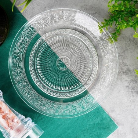 Klaasist magustoidutaldrik 18 cm