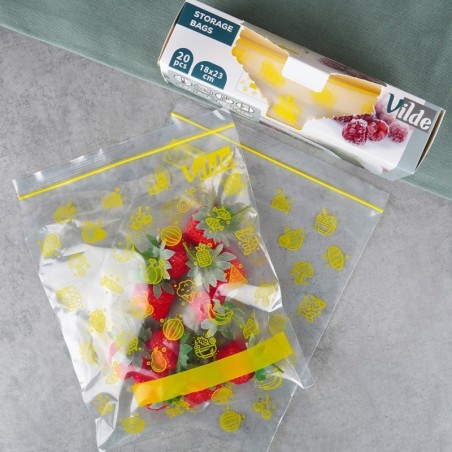 Suletavad kotid toidule 18x23 cm 20 tk.