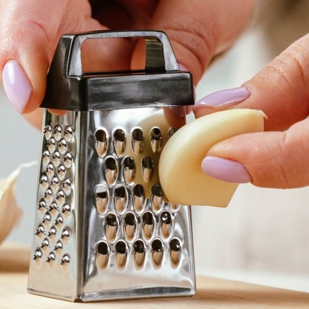 Küüslaugu ja ingveri riiv, teras, 4-poolne, ACER, 7 cm