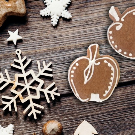 Küpsiselõikur piparkoogivorm õun 4,3 cm