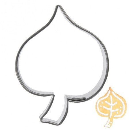 Küpsiselõikur piparkoogivorm leht 4 cm | FreshDesign.ee