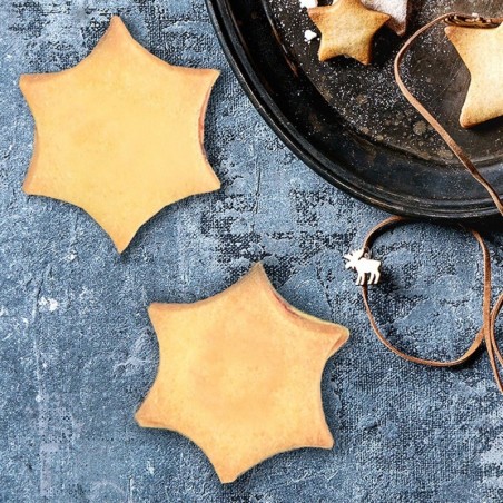 Küpsiselõikur piparkoogivorm terasest täht 5,5 cm