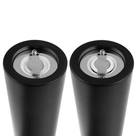 Musta puidust pipra- ja soolaveski, 21,5 cm | FreshDesign.ee