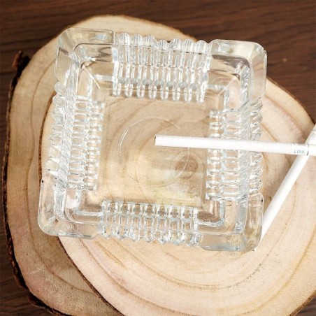 Kandiline klaasist tuhatoos 10,5x10,5x3,5 cm