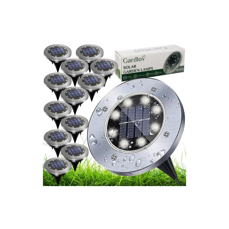 Päikeseenergiaga aiavalgustid 12 tk | FreshDesign.ee