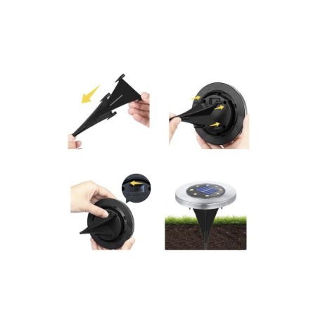 Päikeseenergiaga aiavalgustid 12 tk | FreshDesign.ee