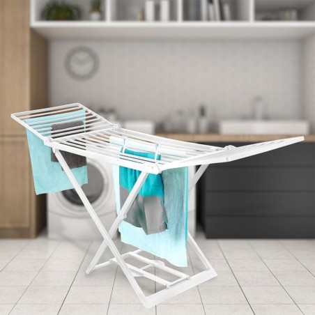 Riidekuivatusrest valge XXL 208 cm