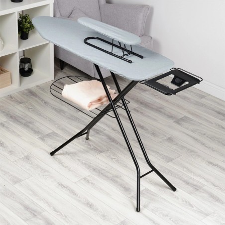 Triikimislaud varrukaga, hall 140x39x92 cm