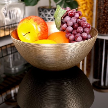 Kuldne klaaskauss 21 cm, 1.7 l