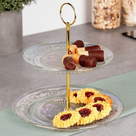 Serveerimisalus 2 tasandiga, klaas