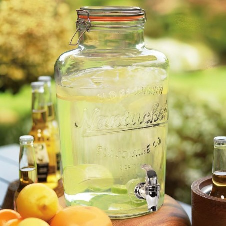 Kraaniga klaasist jooginõu 6,7 l