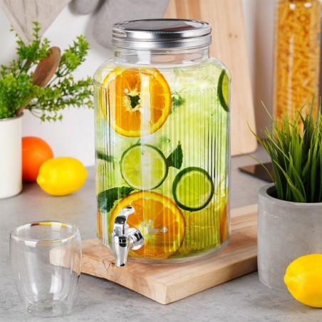 Kraaniga klaasist joogianum, 5,5 l