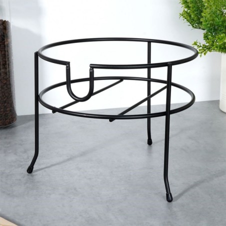 Joogianuma alus, must metall, 23 cm