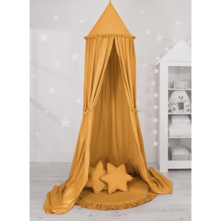 Baldahhiin + mängumatt + padjad, kollane | FreshDesign.ee