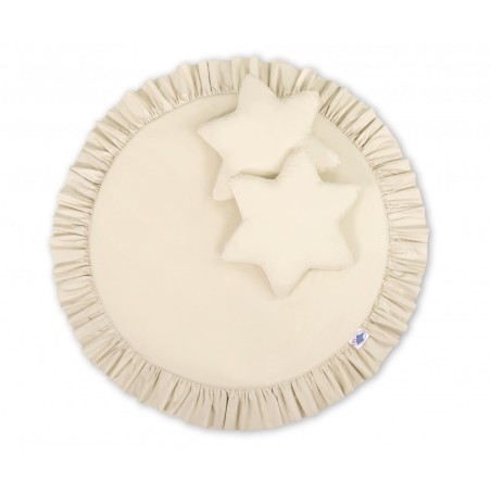 Baldahhiin + mängumatt + padjad, beež