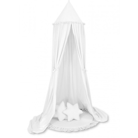 Baldahhiin + mängumatt + padjad, valge | FreshDesign.ee