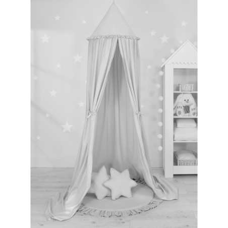 Baldahhiin + mängumatt + padjad, helehall | FreshDesign.ee