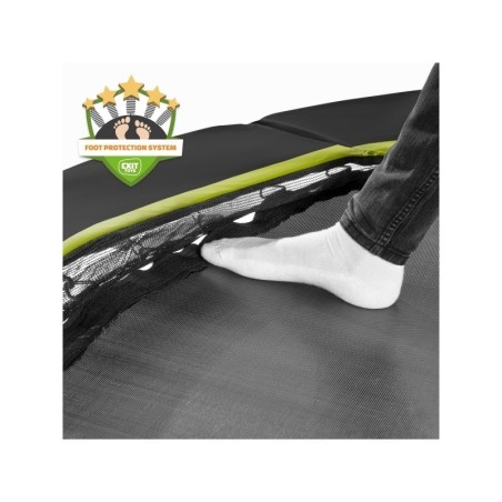 Exit batuut Silhouette 427cm + ohutusvõrk ja vedrukate, must