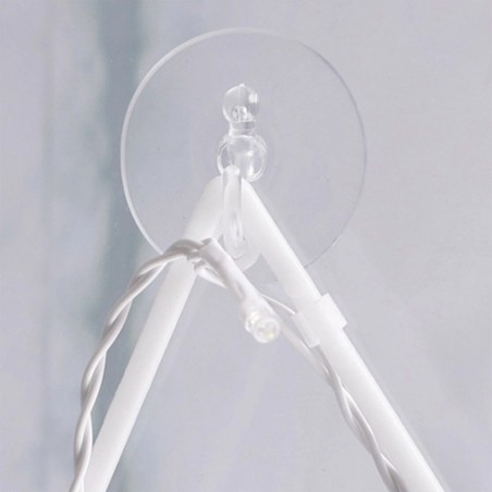 Aknakaunistus Jõuluvana 24 LED 34x42 cm | FreshDesign.ee