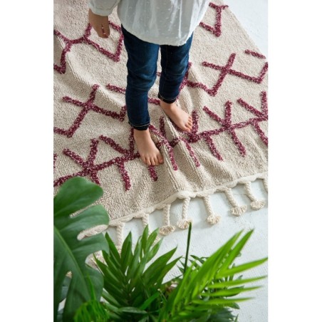 Pestav vaip Bereber Burgundy 140x200 cm