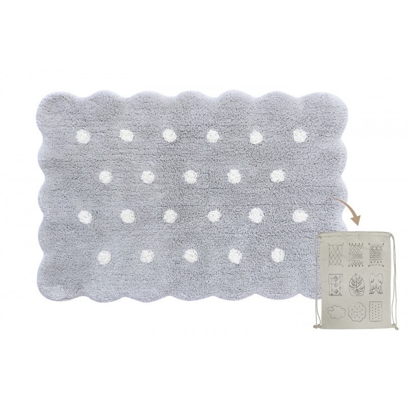 Pestav vaip Mini Biscuit Pearl Grey 70x100 cm | FreshDesign.ee